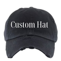 Mustang Freeze Brand and Name Distressed Unstructured Hat