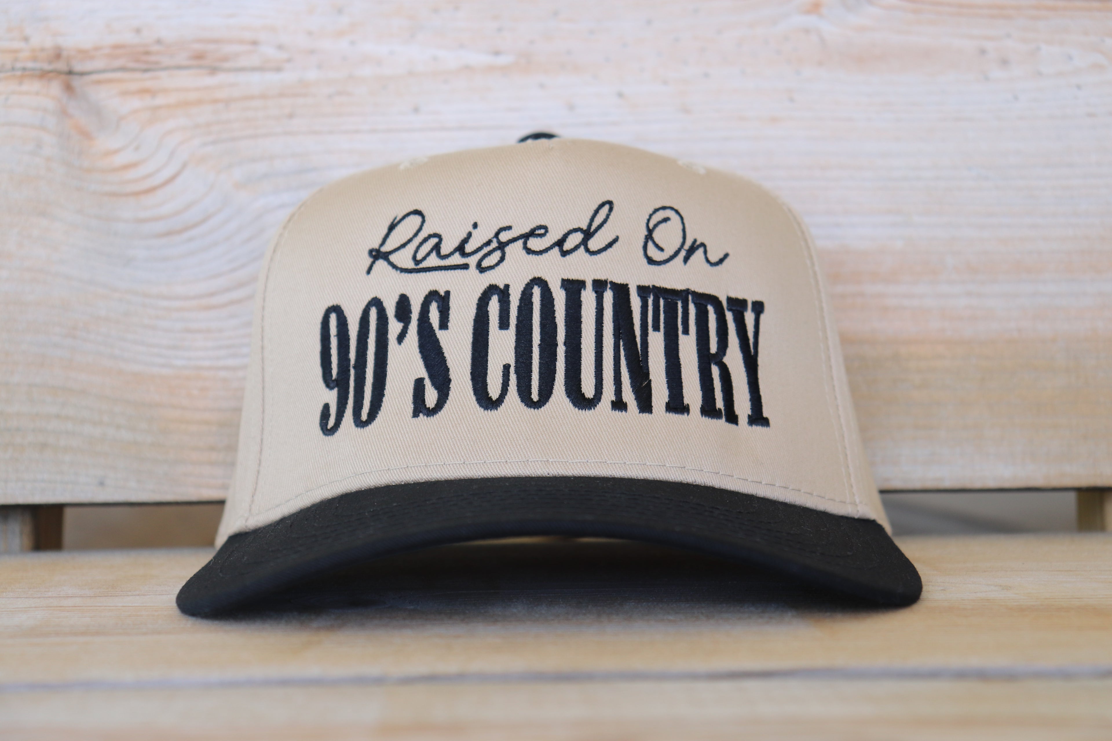 Raised on 90's Country Embroidered Hat