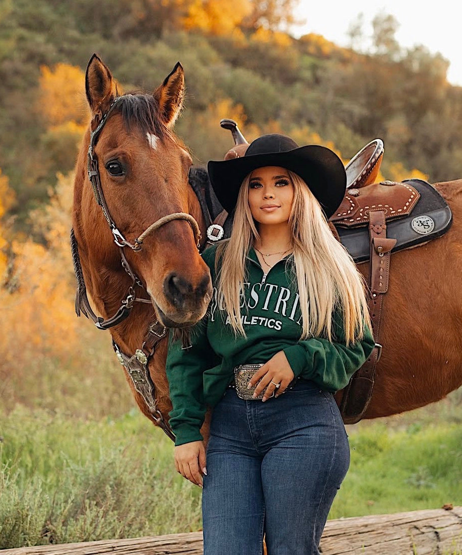 Equestrian Athletics Quarter Zip Pullover