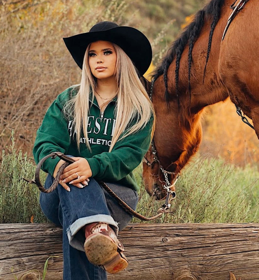 Equestrian Athletics Quarter Zip Pullover