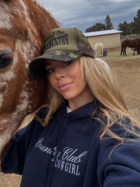Country Club Cowgirl Sweatshirt | Crewneck or Hoodie